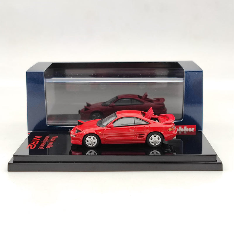 1/64 Hobby Japan TOYOTA MR2 SW20 GT-S Open Headlights 1996 Red HJ641045HR Diecast Model Toys Car Limited Collection