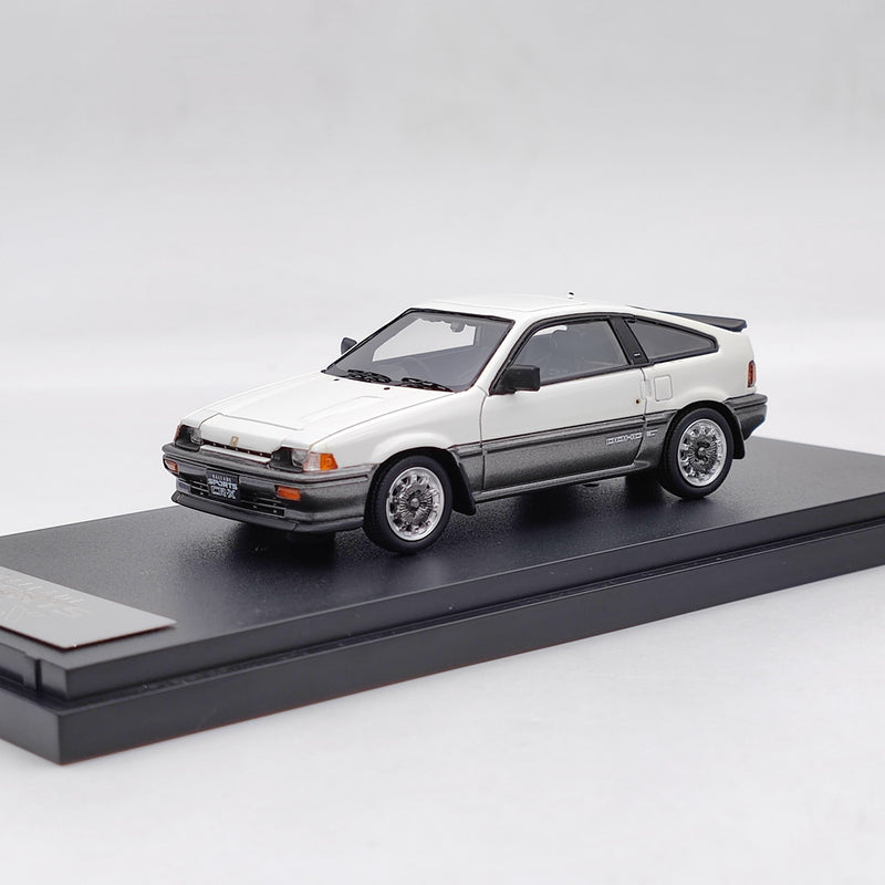 Mark43 1/43 Honda Ballade Sports CR-X Si AS CF-48 Wheel White PM4384SW Resin Model Toys Car Limited Collection