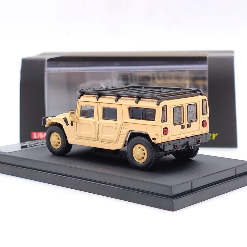 Master 1:64 Hummer H1 1999 SUV Diecast Toys Car Model Collection Limited Edition Gifts