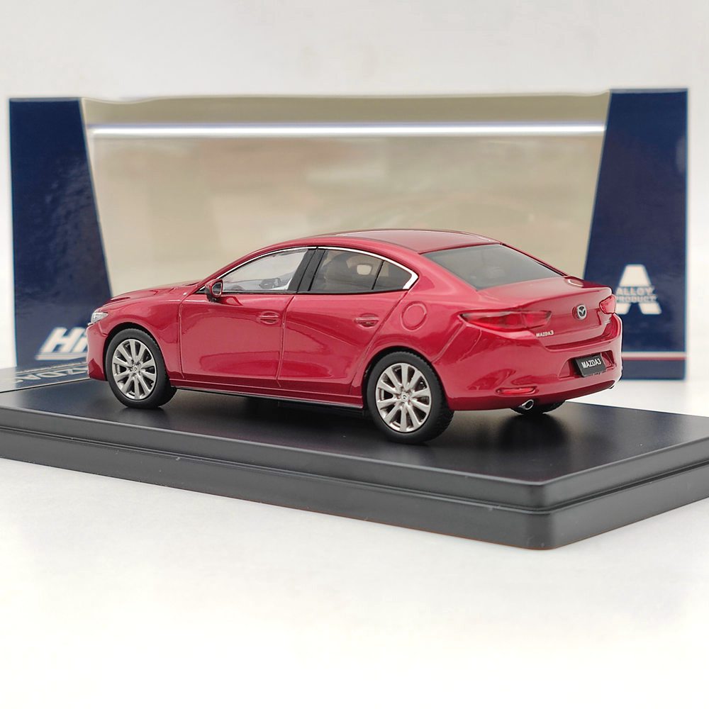 Hi-Story 1/43 MAZDA 3 MAZDA3 SEDAN 2019 Red HS259RE Diecast Model Car  Collection Toys Gift