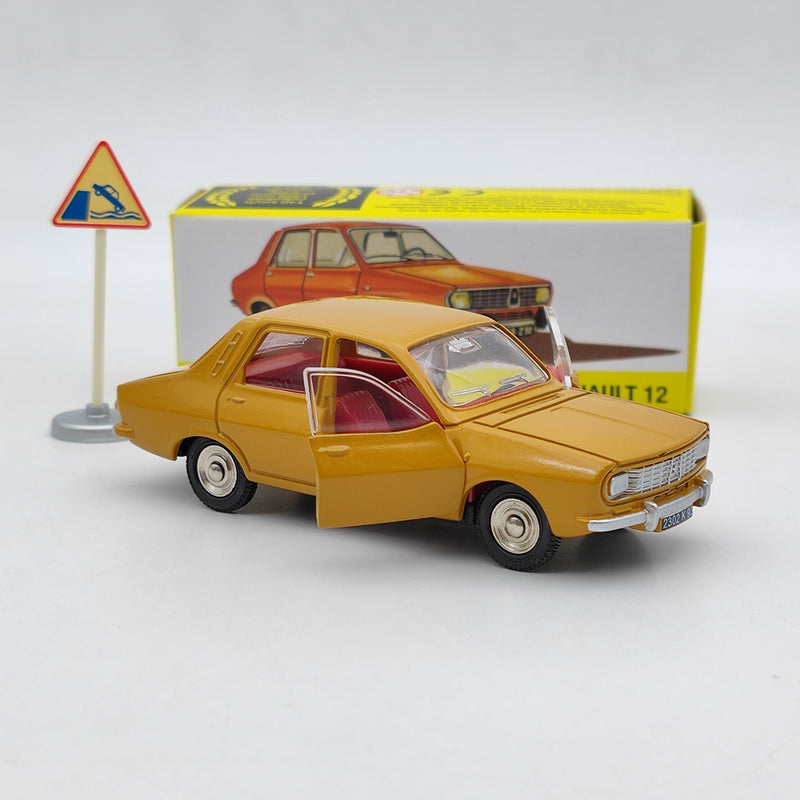 Atlas 1:43 Dinky Toys 1424 Renault 12 Yellow Diecast Models car Collection Toy Gift