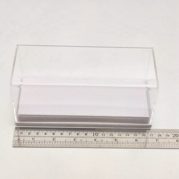 1:43 Thicken Acrylic Case Models Car Thicken Display Box Transparent Dustproof White Flannel Bottom