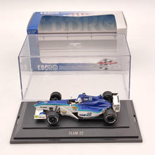 EBBRO 1:43 Formula Nippon 02 TEAM 22 Voiture miniature moulée sous pression bleue Collection limitée