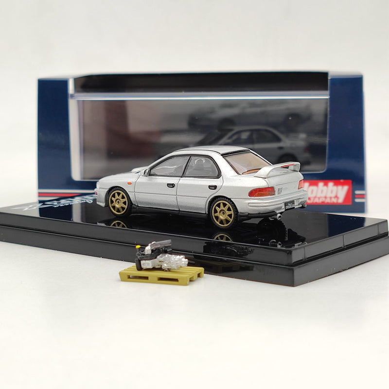 Hobby Japan 1:64 Subaru Impreza WRX GC8 1992 Version With Engine HJ642013BS Diecast Model Toys Car Limited Collection