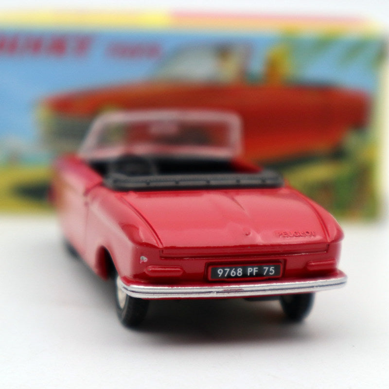Atlas 1:43 Dinky Toys 511 Cabriolet 204 Peugeot Red Diecast models car Limited Edition Collection Toy Gift