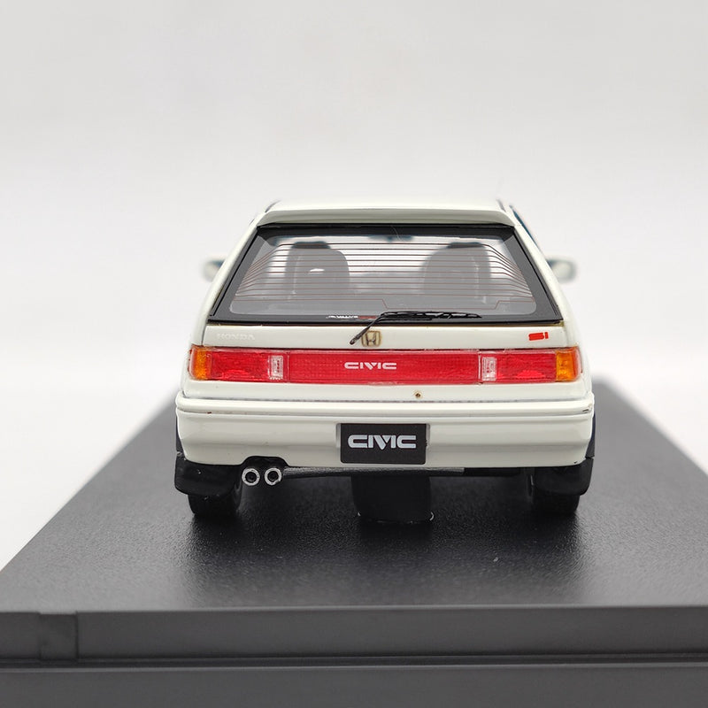Mark43 1/43 Honda CIVIC Si EF3 with MUGEN CF-48 Wheel White PM4358SW Resin Model Car Limited Collection Auto Toys Gift