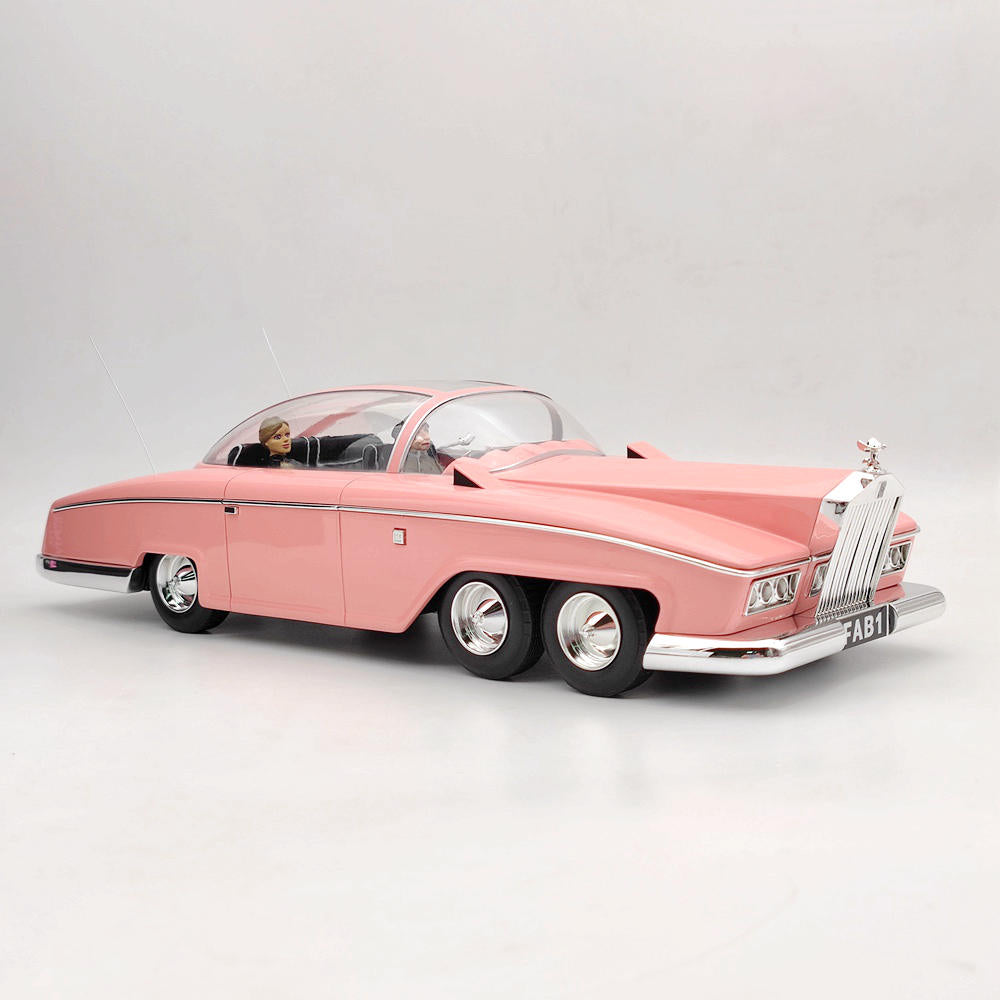 AMIE 1/18 Scale Rolls Royce Lady Penelope's Thunderbirds FAB1/FAB 1 Resin Toys Car Models Miniature Decoration Gifts Limited Collection