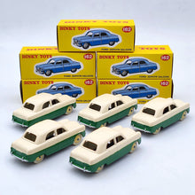 Lot de 5 modèles moulés sous pression DeAgostini 1:43 Dinky Toys 162 Ford Zephyr Berline Beige Collection