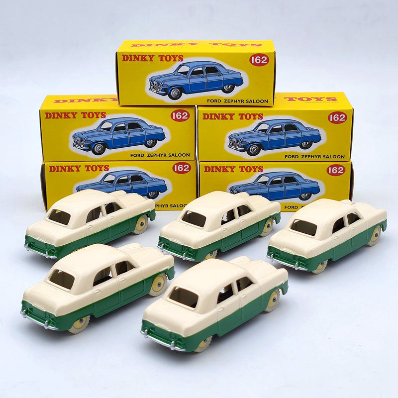 Lot Of 5Pcs DeAgostini 1:43 Dinky toys 162 Ford Zephyr Saloon Beige Diecast Models Collection