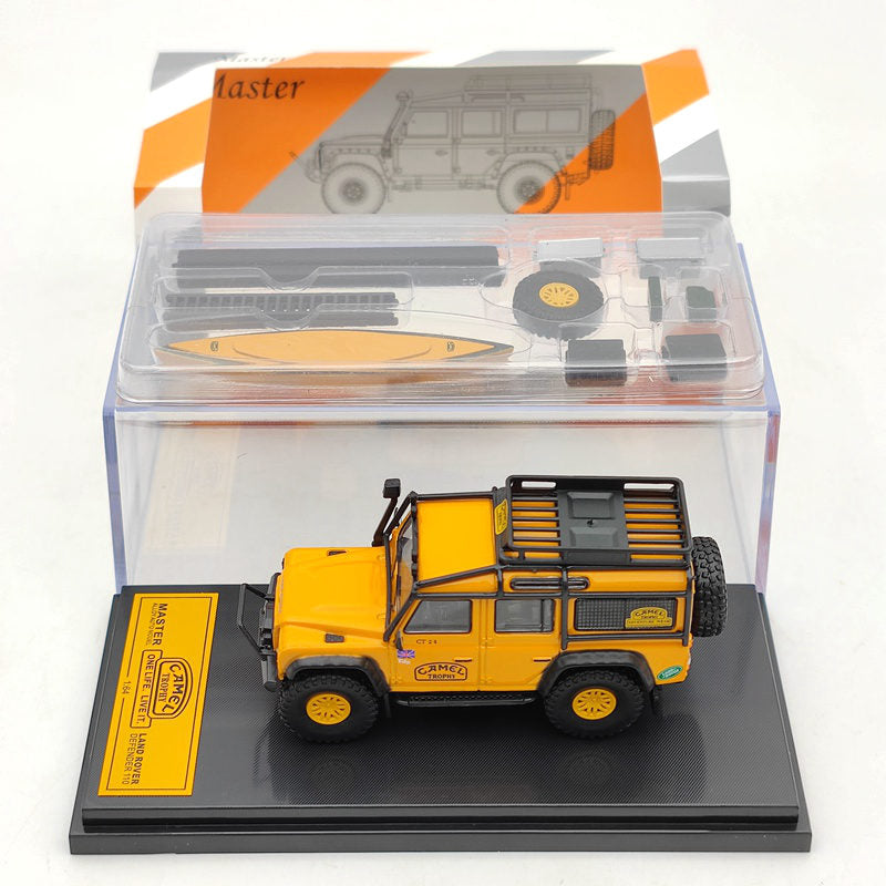 Master 1:64 Land Rover Defender 110 Camel Cup Collection Diecast Toys Cars Model Gifts Limited Edition yellow