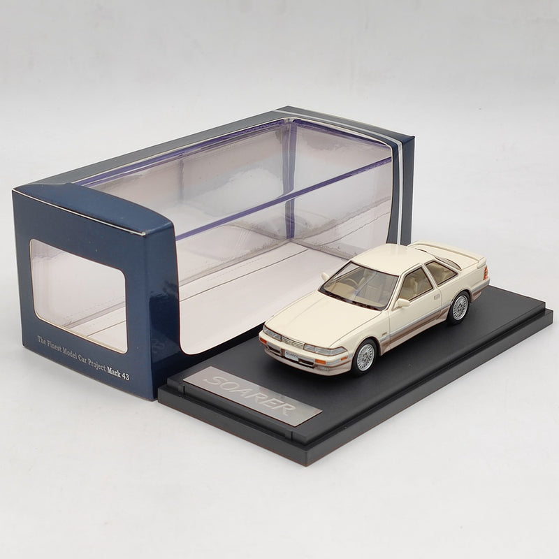 Mark43 1/43 Toyota Soarer 3.0GT-Limited E-MZ20 White PM4315CWS Resin Model Car Edition Gift