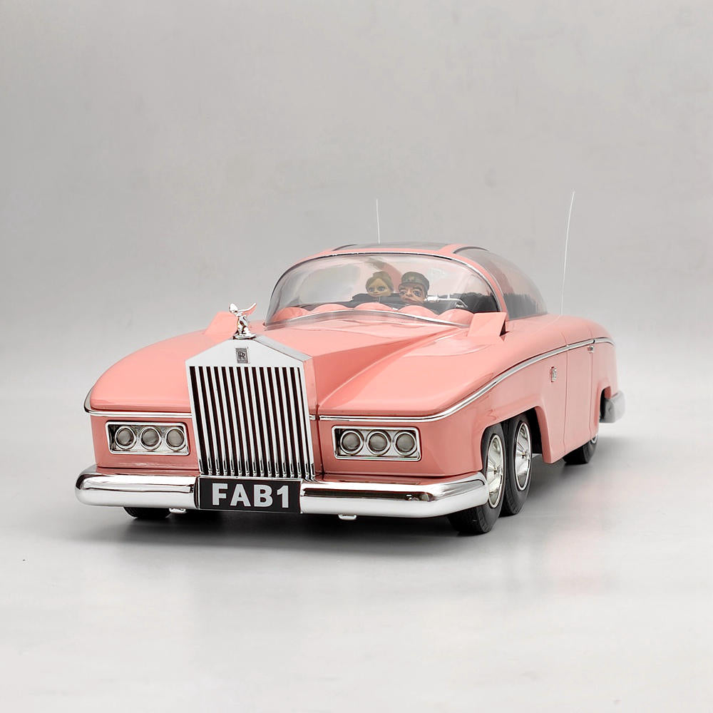 AMIE 1/18 Scale Rolls Royce Lady Penelope's Thunderbirds FAB1/FAB 1 Resin Toys Car Models Miniature Decoration Gifts Limited Collection
