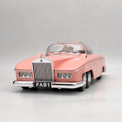 AMIE 1/18 Scale Rolls Royce Lady Penelope's Thunderbirds FAB1/FAB 1 Resin Toys Car Models Miniature Decoration Gifts Limited Collection