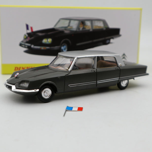 Atlas 1/43 French Dinky 1435 Citroen DS Presidentielle Diecast Models Car Grey Toy Gift