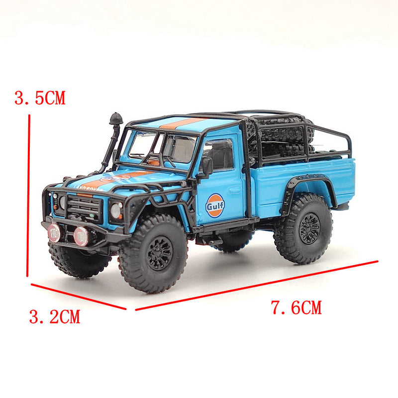 Master 1:64 Land Rover Pickup Gulf/Camel Cup Diecast Toys Car Models Limited Collection Gifts