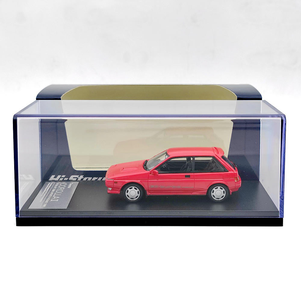 Modèle réduit de voiture en résine Hi-Story Toyota Corolla II Retra GP Turbo Sports Packaga 1986 HS336 1/43