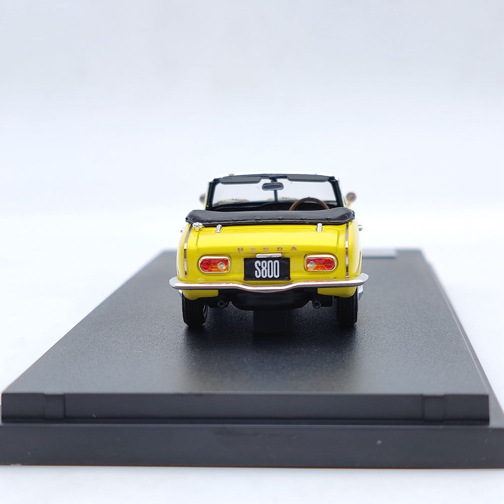 Mark43 1/43 Honda S800 1967 Yellow Convertible PM4375Y Resin Model Car Limited Edition Gift