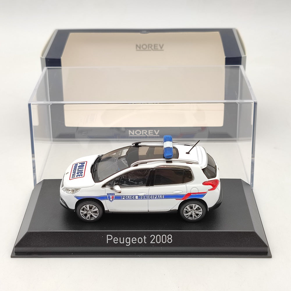 1/43 Norev Peugeot 2008 2013 Police Municipale blanc moulé sous pression modèle voitures limitées