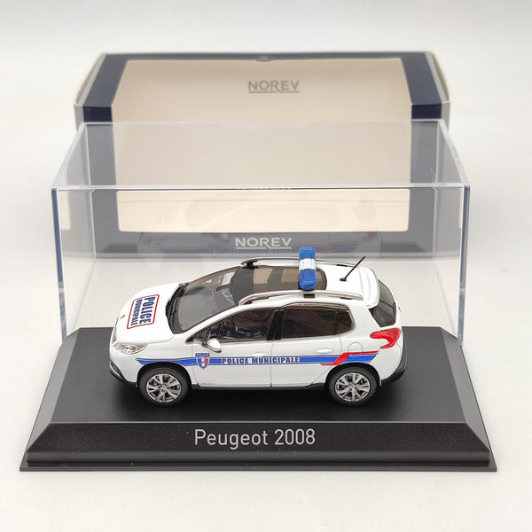 Norev 1/43 Peugeot 2008 2013 Police Municipale Diecast Model Cars 