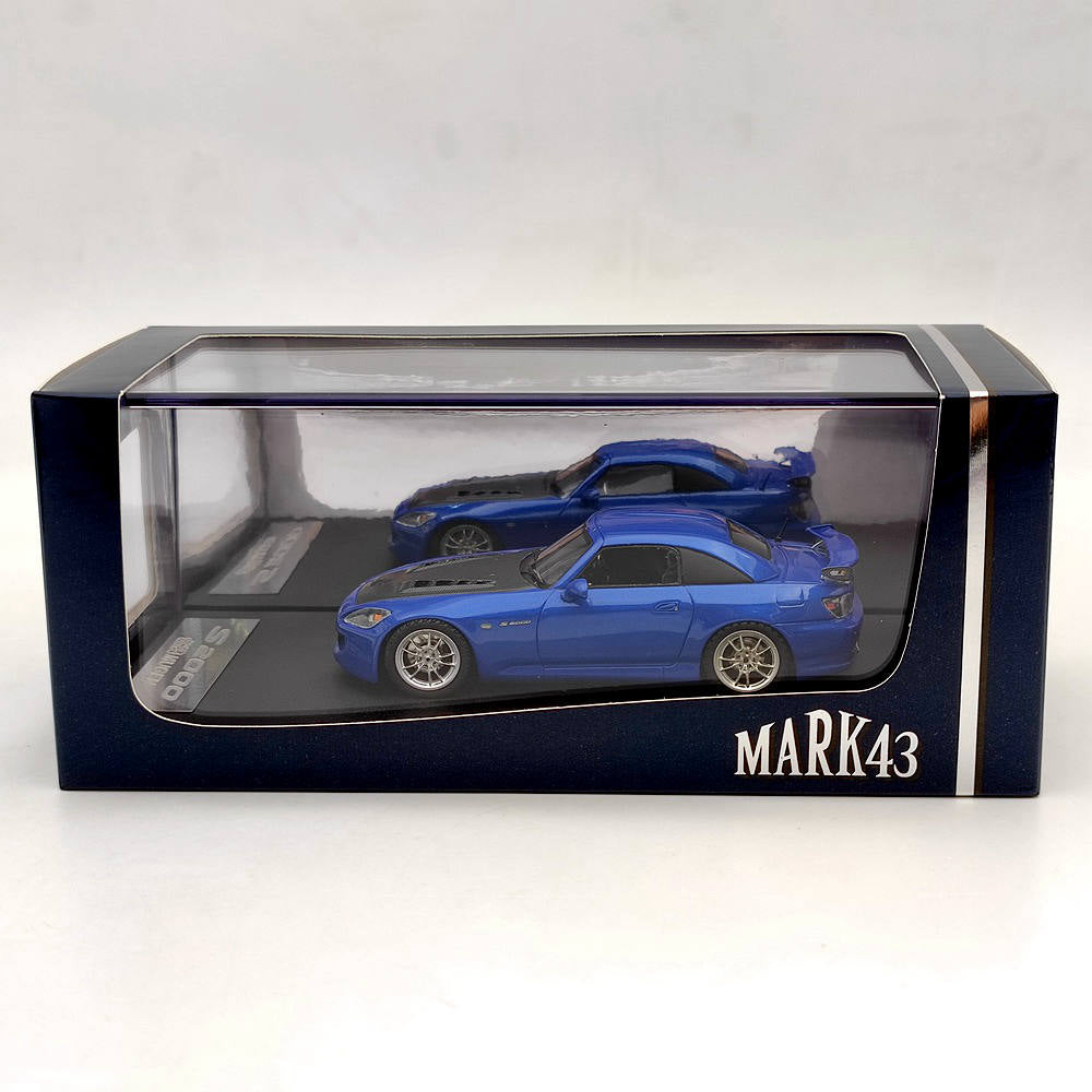 Mark43 1:43 Honda S2000 MUGEN AP1 Blue PM4310M2BL Resin Model Car Limited  Collection Gift