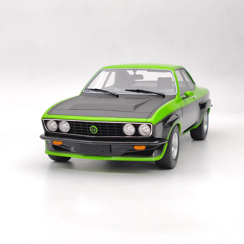 BOS 1/18 1975 Opel MANTA TE 2800 COUPE Green & Black BOS108 Resin Model Car Limited Collection Gift