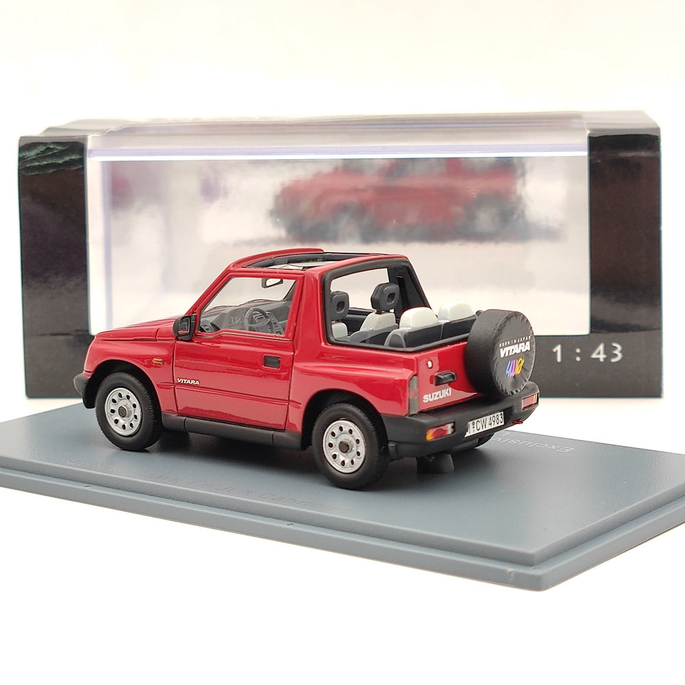 1/43 NEO SCALE MODELS Suzuki Vitara 1.6 JLX Cabriolet Red Resin Car Limited Collection