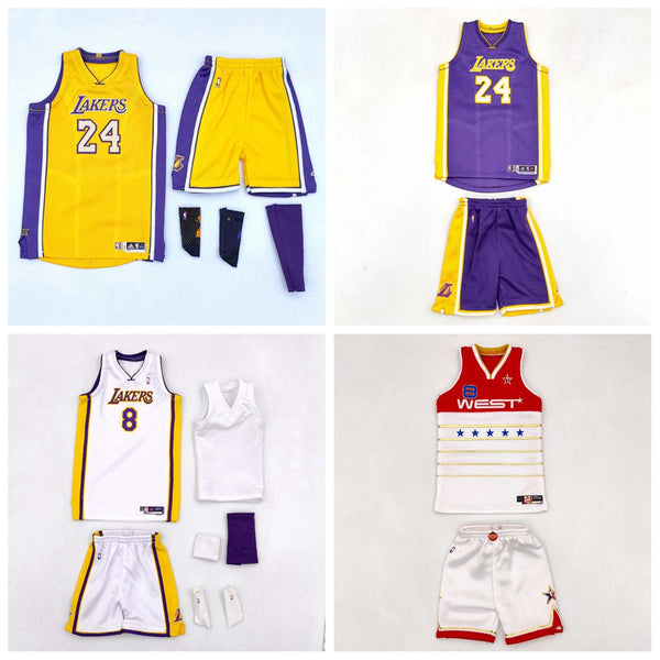 L.A Lakers Jersey 24 Kobe Bryant Jersey Kids Tops Shorts Jersey