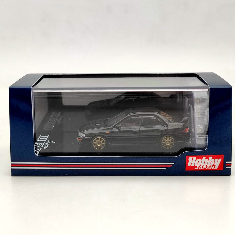 Hobby Japan 1:64 Subaru Impreza WRX GC8 1992 Version With Engine HJ642013BBK Diecast Model Toys Car Limited Collection