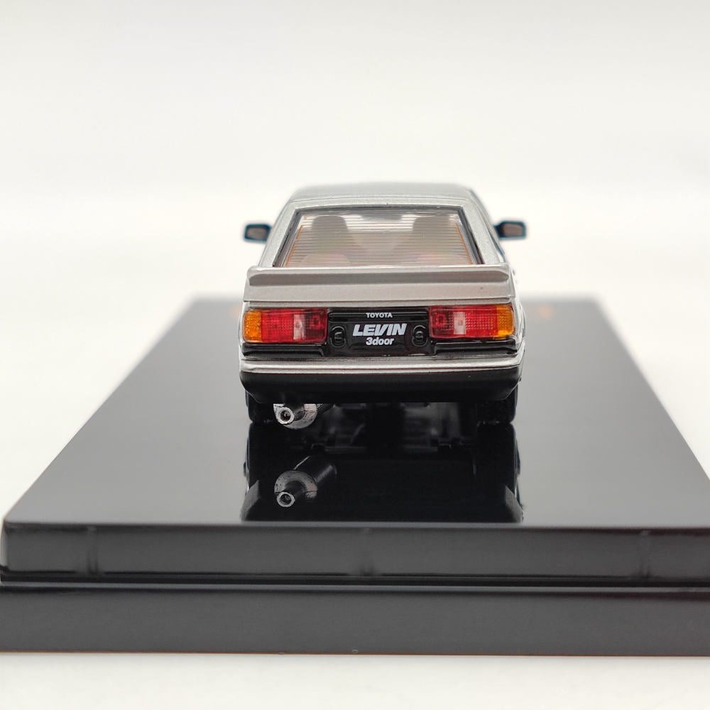 1/64 Hobby Japan TOYOTA COROLLA LEVIN AE86 3 Door CUSTOM Sliver HJ641037CSK Diecast Model Toys Car Limited Collection Gift