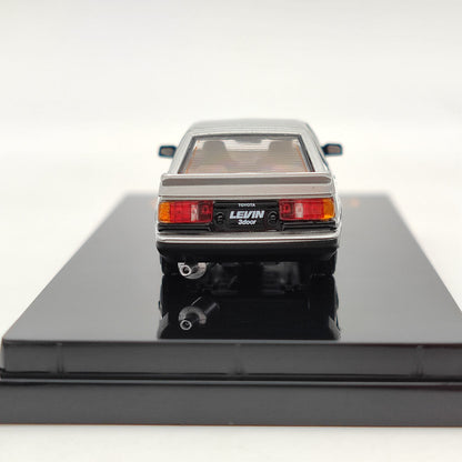 1/64 Hobby Japan TOYOTA COROLLA LEVIN AE86 3 Door CUSTOM Sliver HJ641037CSK Diecast Model Toys Car Limited Collection Gift