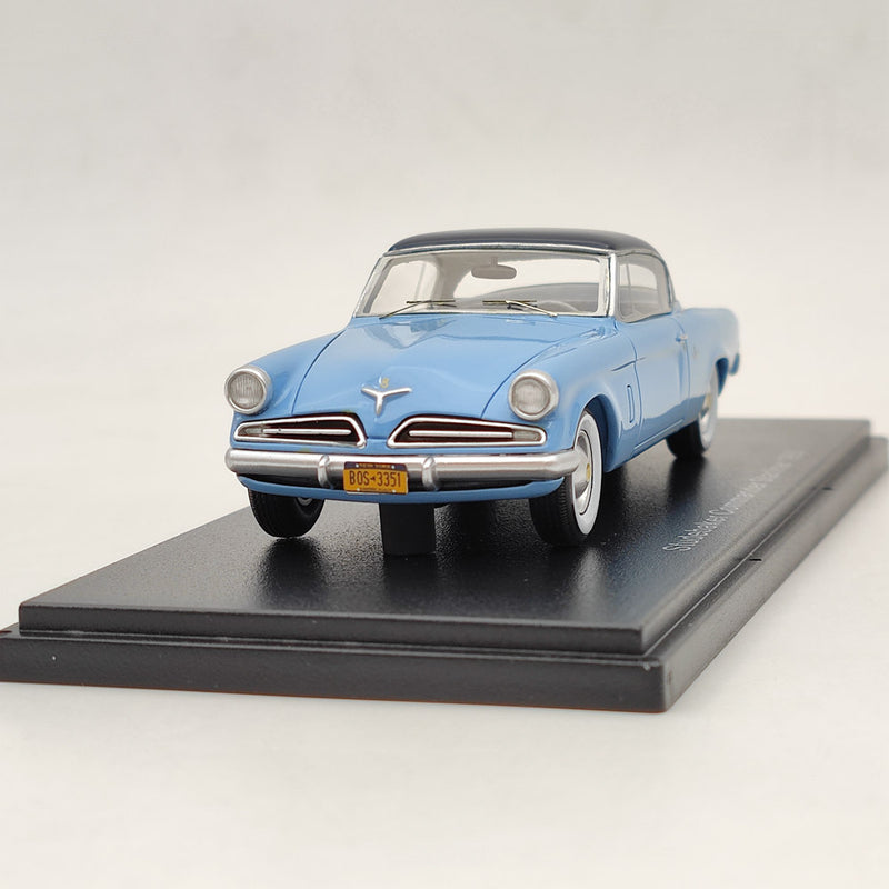 1/43 BOS Studebaker Commander Starliner 1953 Blue Resin Model Car Collection Toys Gift