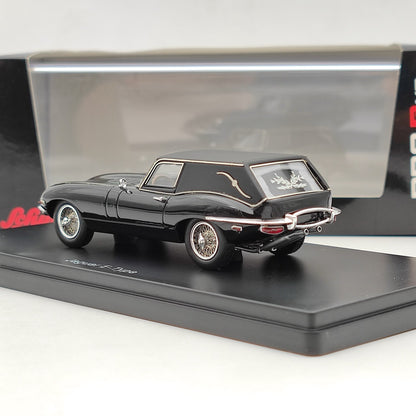 1/43 SCHUCO JAGUAR E-TYPE & VOLKSWAGEN T1 1961 FUNERAL CAR - black Resin Toy Car Model Gift