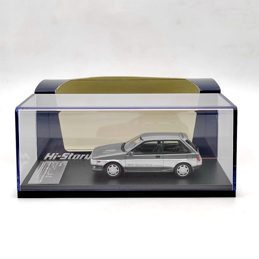 Modèle réduit de voiture en résine Hi-Story Toyota Corolla II Retra GP Turbo Sports Packaga 1986 HS336 1/43