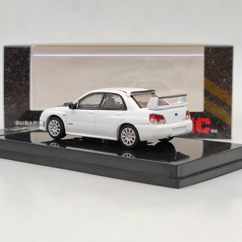 MC 1/64 2006 Subaru Impreza WRX STi White Diecast Model Toys Car Collection Gift