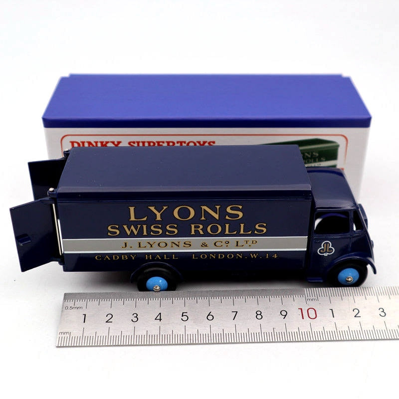 Atlas Dinky Toys 514 Supertoys GUY Van Truck Blue Diecast Models Car Auto gift Collection