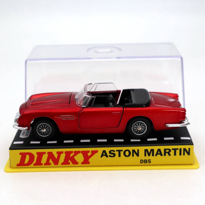 1/43 Atlas Dinky toys 110 Aston Martin Red Diecast Models Auto Car Gift Collection