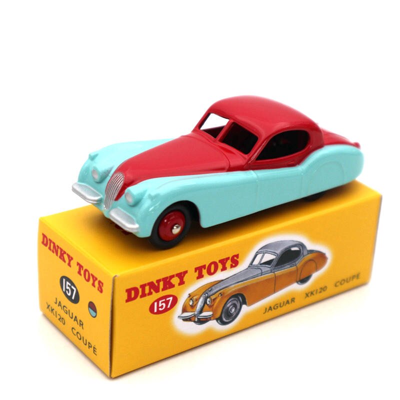 DeAgostini 1:43 Dinky toys 157 Jaguar XK120 Coupe Diecast Models Auto Car Gift Collection