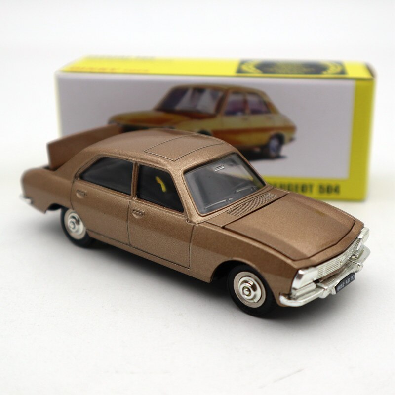 1:43 Atlas Dinky Toys 1452 PEUGEOT 504 Diecast models car Auto Gift Collection