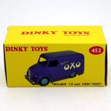 Lot de 10 modèles moulés sous pression Atlas Dinky Toys 453 Fourgon Trojan 15 cwt VAN OXO pour voiture, collection miniature