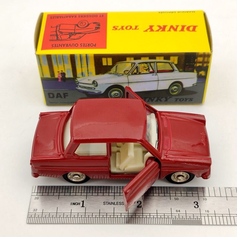 Atlas 1:43 DINKY TOYS 508 DAF Red Diecast Models Auto Car Gifts Collection