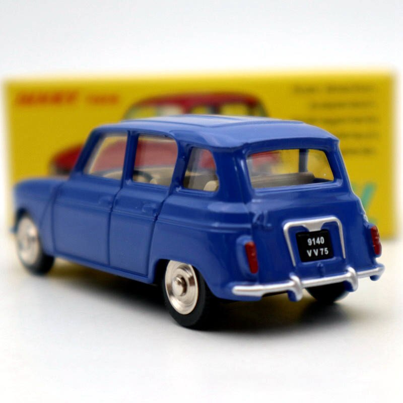 1/43 Atlas Dinky Toys 518 Renault 4L Modèles moulés sous pression Collection de voitures Cadeaux automobiles