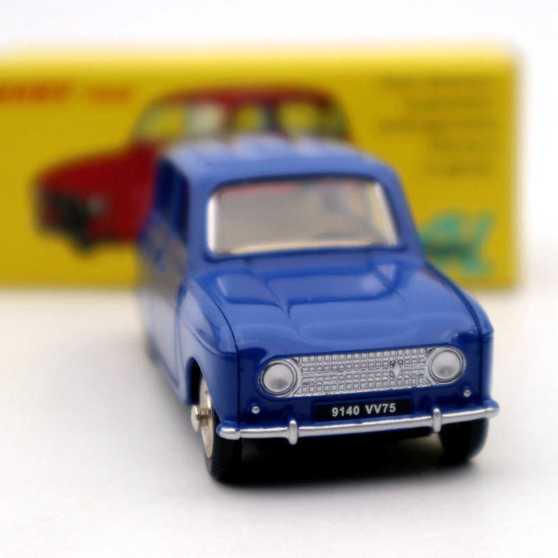 1/43 Atlas Dinky Toys 518 Renault 4L Modèles moulés sous pression Collection de voitures Cadeaux automobiles