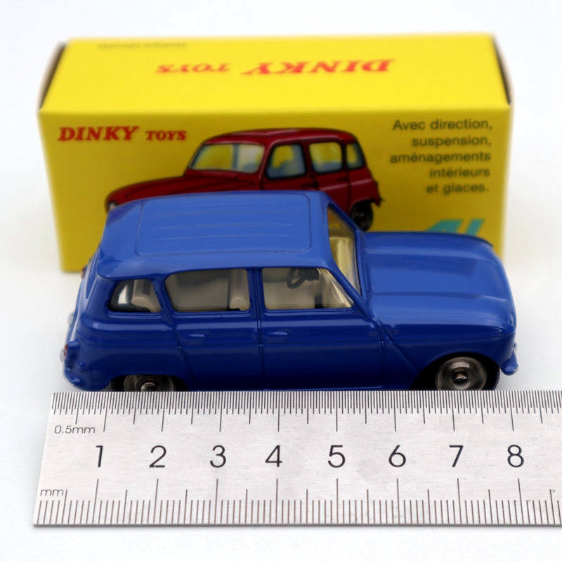 1/43 Atlas Dinky Toys 518 Renault 4L Modèles moulés sous pression Collection de voitures Cadeaux automobiles