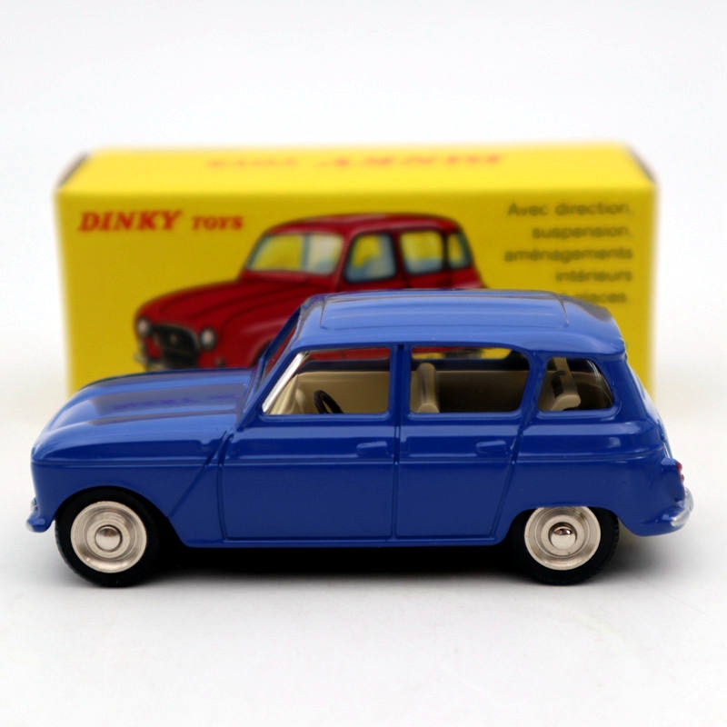 1/43 Atlas Dinky Toys 518 Renault 4L Modèles moulés sous pression Collection de voitures Cadeaux automobiles