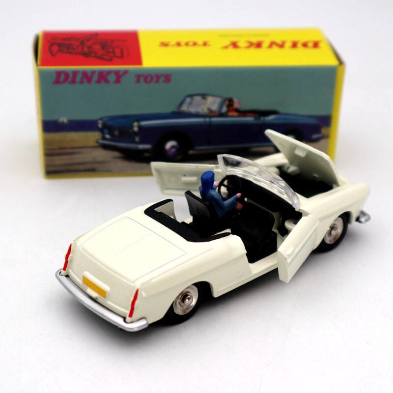 1/43 Atlas Dinky toys 528 PEUGEOT 404 Cabriolet Pininfarina Diecast Models Auto Car Gift Collection