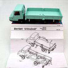 Atlas Dinky Toys 569 Berliet Stradair Benne BASCULANTE Laterale Truck Diecast Models Collection Auto voiture cadeau
