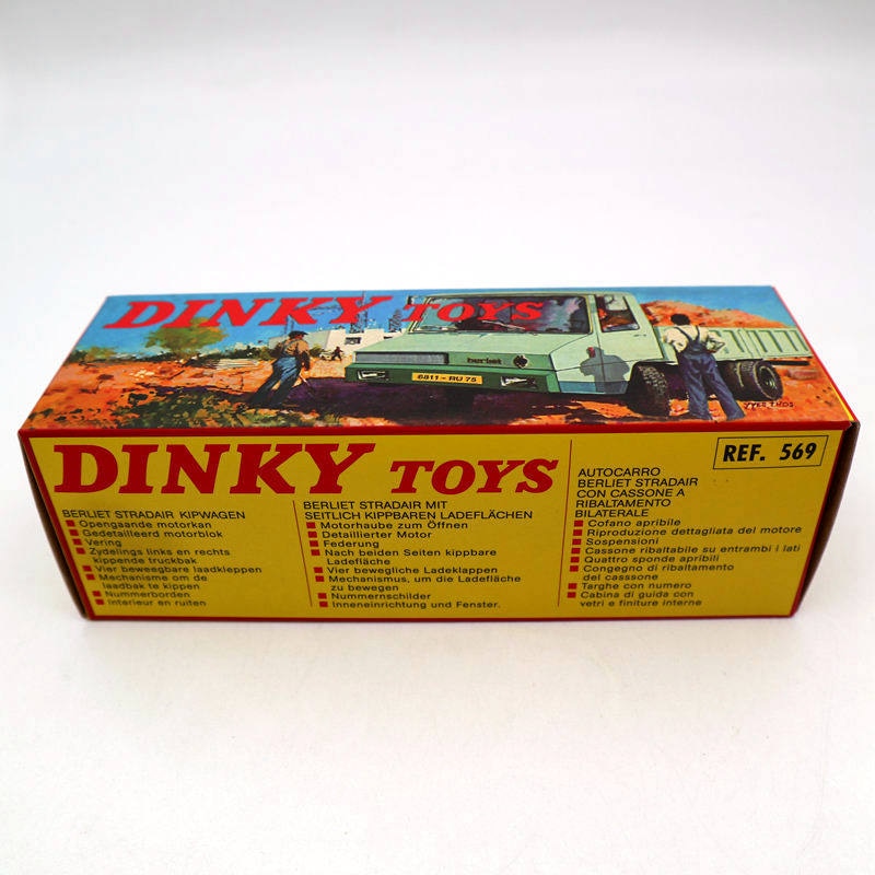 DT95 Voiture réédition DINKY TOYS atlas : 569 Berliet stradait benne b – Jumajo DT95 Voiture réédition DINKY TOYS atlas : 569 Berliet stradait benne b – Jumajo