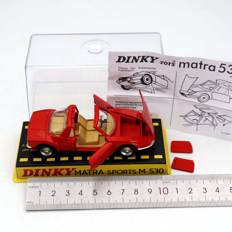 1:43 Atlas Dinky Toys 1403 Matra Sports M 530 Jouets moulés sous pression Modèles de voitures Collection Auto Voiture Cadeau