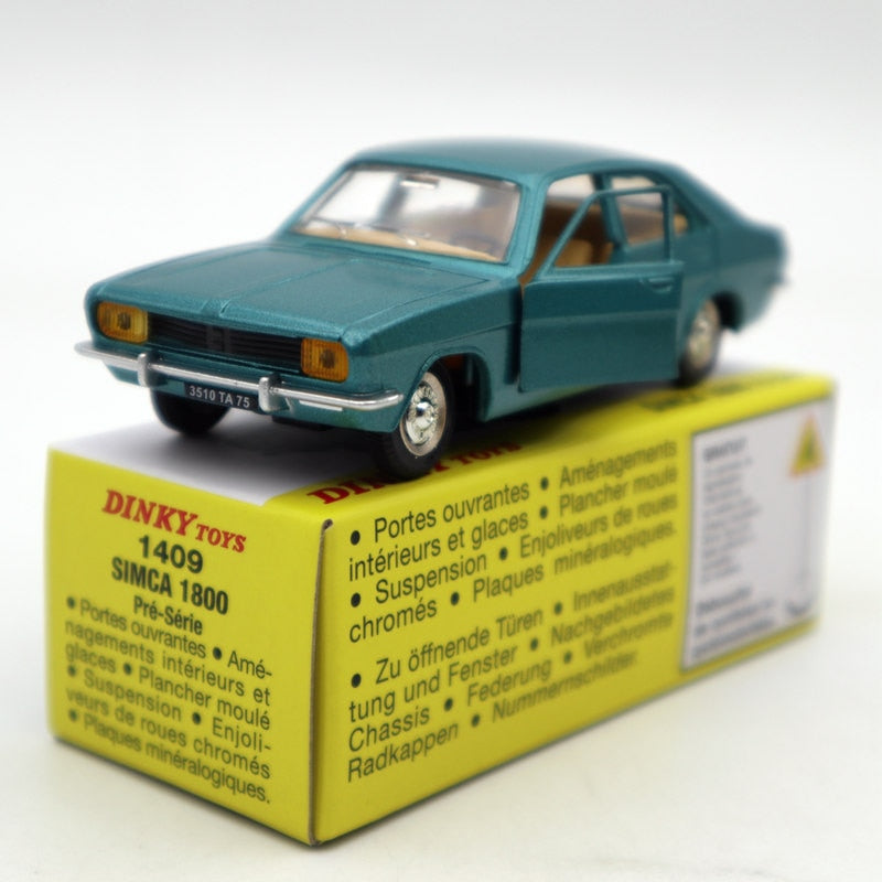 1:43 Atlas Dinky Toys 1409 SIMCA 1800 Pre-Serie Diecast models car Auto Car Gift Collection
