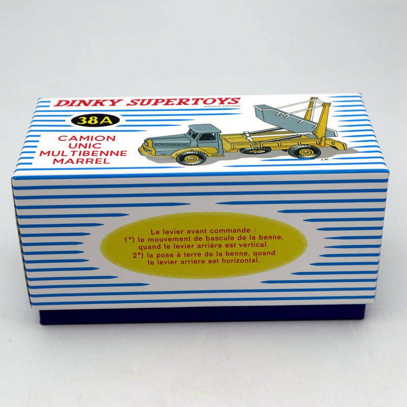 DINKY SUPERTOYS 38A CAMION UNIC MULTIBENNE MARREL QUASI NEUF EN DINKY SUPERTOYS 38A CAMION UNIC MULTIBENNE MARREL QUASI NEUF EN